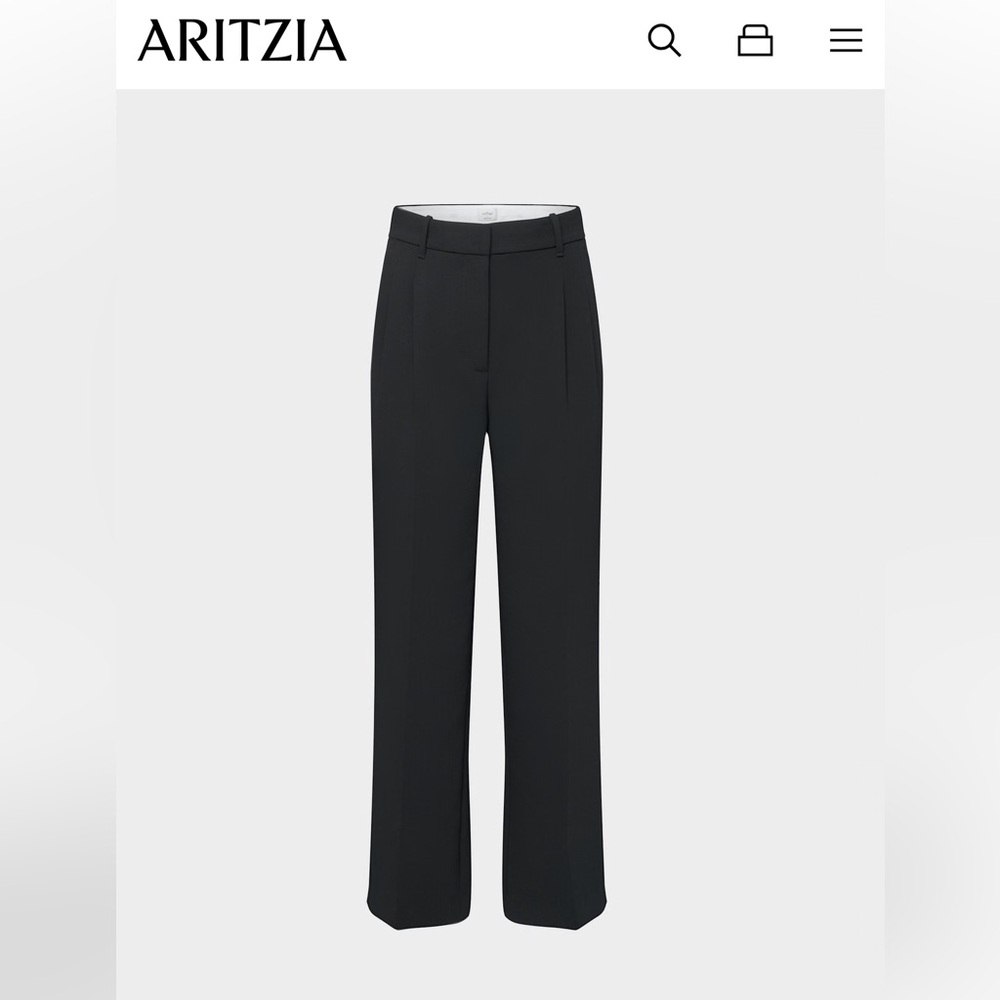 Aritzia Black Effortless Pant